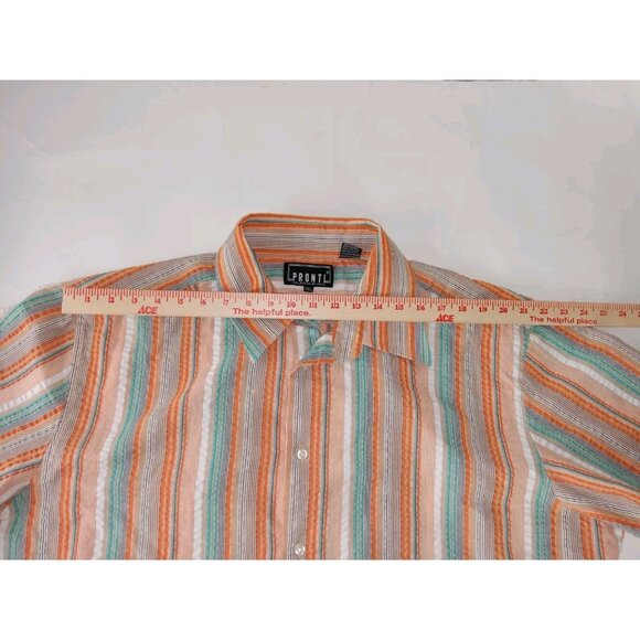 Pronti Collection by Phita Mens 3XL Shirt Short Sleeve Button Up - Picture 6 of 12